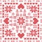 Scandinavian style Nordic winter stich , knitting seamless pattern