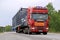Scania 164L 580 Semi Truck Hauls a Wide Load