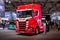 Scania 560 S truck presented at the Hannover IAA Transportation Motor Show. Germany - September 20, 2022