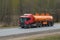 Scania truck with fuel trailer