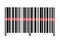 Scanning Empty Barcode Macro Closeup Isolated