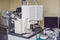 Scanning scanning electron microscope with an ion beam gun and e