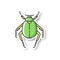 Scarab beetle patch
