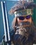 Scarecrow Bearded Hunting Man