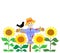 Scarecrow and Sunflowers/eps