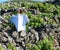 Scarecrow  in  vineyards.