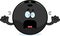 Scared Cartoon Bowling Ball