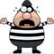 Scared Cartoon Burglar