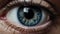 Scared Eyes: Hyperrealistic Rendering Of A Person\\\'s Eye With Large Iris