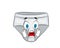 Scared illustration of men underwear boxers