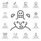 Scared on mind icon. Detailed set of what is in your mind icons. Premium quality graphic design. One of the collection icons for