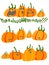 Scared pumpkins