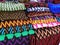 Scarfs or Macanas at the market, traditional handcraft and design for Gualaceo canton, Cuenca, Ecuador