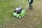 Scarify lawn, lawn aeration using a scarifier