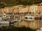 Scario - View of the harbor at dawn