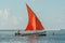 Scarlet Sail in Blue Bay - Mauritius