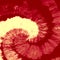 Scarlet Spiral Shibori Pattern. Cochineal Swirl Watercolor Clothing. Maroon Watercolor Splash. Vermilion Brush Banner. Grungy Pain