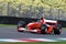 Scarperia, Mugello - 28 October 2023: Ferrari F1-2000 year 2000 ex Michael Schumacher in action at the Mugello Circuit