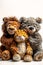 Scarred Tigers: The Story of Three Stuffed Animals and Their Jou