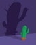 Scary cactus / Halloween Fear