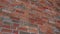 Scary Head Brick Wall Horror Down 3D Rendering Animations