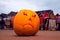 Scary Jack O\'Lantern. Halloween pumpkin.