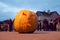 Scary Jack O\'Lantern. Halloween pumpkin