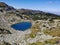 The Scary lake in Rila mountain, Bulgaria