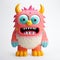 Scary Monster Vinyl Toy With Bold Chromaticity And Highly Detailed Design