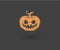 Scary Pumkin Halloween Design Vector