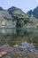 Scary Strashnoto Lake And Kupens peaks, Rila Mountain, Bulgaria