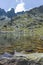 Scary Strashnoto Lake And Kupens peaks, Rila Mountain, Bulgaria