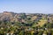 Scattered houses on one of the hills of Bel Air neighborhood, Los Angeles, California