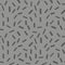 Scattered lines Hand drawn gray marks on grey background texture pattern. seamless repeat vector pattern