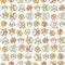 Scattered Nerd Bird Pattern