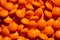 A scattering of tablets orange