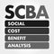 SCBA - Social Cost Benefit Analysis acronym