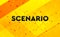 Scenario abstract digital banner yellow background