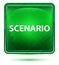 Scenario Neon Light Green Square Button