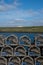 Scene across the harbour and water Stromness, Orkney