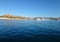 Scene of Cabo San Lucas from a cruise ship. Baja California, Mex