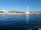 Scene of Cabo San Lucas from a cruise ship. Baja California, Mex