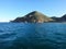 Scene of Cabo San Lucas from a cruise ship. Baja California, Mex