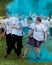 Scene from the Colour Run at Newcastle upon Tyne, England on 15th June 2019.on