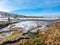 Scene in Deildartunguhver hot spring, Iceland