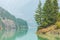 Scene in Diablo lake water landscape on a day in North Cascade national park,Wa,Usa