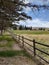 Scene from the Entrance at Wyoming Hereford Ranch since early 1800& x27;s