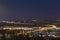 Scene overlook view of Portland  city at night,Portland,Oregon,usa