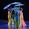 Scene in the rain-The dance drama The legend of the Condor Heroes