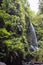 Scene of Tilos waterfall in La Palma Island, Canary Islands